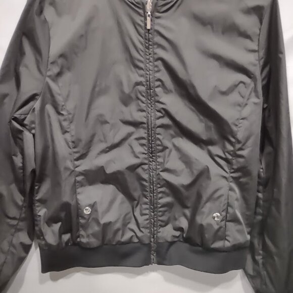 ZHEJIANG GARDA REVERSIBLE BOMBER JACKET WINDBREAKER PASTEL FLORAL AND BROWN XXL - Picture 12 of 15